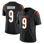 C.Bengals #9 Joe Burrow Player Black Vapor Untouchable Limited Home Game Gdoa Stitched Jerseys
