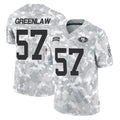 SF.49ers #57 Dre Greenlaw Player Arctic Camo Limited Salute To Service Home Game Gdoa Stitched Jerseys