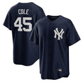NY.Yankees #45 Gerrit Cole Player Navy Game Home Fdoa Stitched Jerseys
