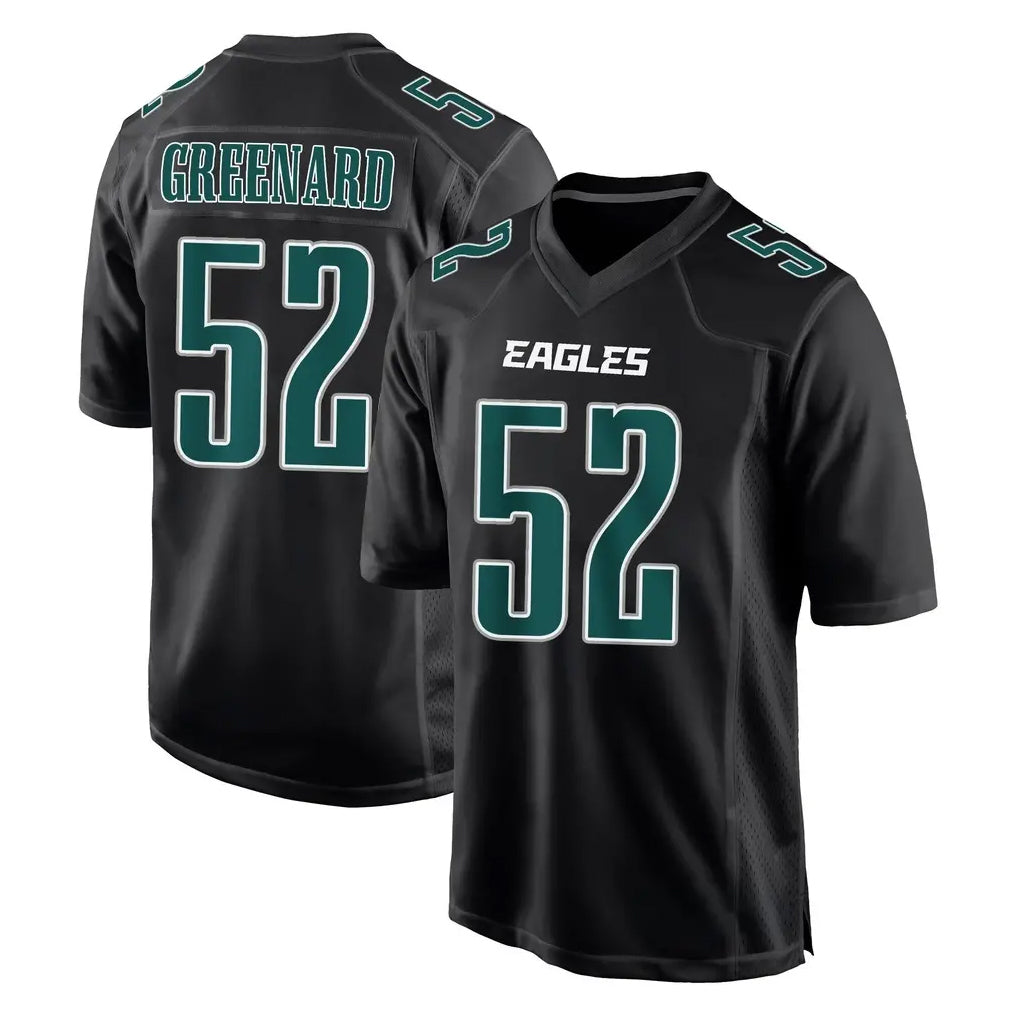 P.Eagles #52 Jonathan Greenard Player Carbon Black Fashion Home Game Gdoa Stitched Jerseys