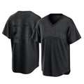 C.Guardians #24 Triston McKenzie Player Black T-shirt Home Game Gdoa Stitched Jerseys