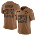 J.Jaguars #23 Foyesade Oluokun Player Brown Salute To Service Limited Gdoa Stitched Jerseys