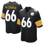 P.Steelers #66 Mason McCormick Player Black Black Home Game Gdoa Stitched Jerseys