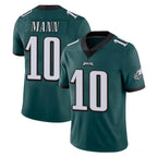 P.Eagles #10 Braden Mann Player Team Color Green Vapor Untouchable Home Game Gdoa Stitched Jerseys