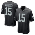 LV.Raiders #15 Fernando Mendoza Player Black Home Game Gdoa Stitched Jerseys