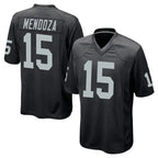 LV.Raiders #15 Fernando Mendoza Player Black Home Game Gdoa Stitched Jerseys