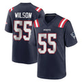 NE.Patriots #55 Jared Wilson Player Navy Home Game Gdoa Stitched Jerseys