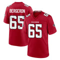 A.Falcons #65 Matthew Bergeron Player Red Team Color Home Game Gdoa Stitched Jerseys