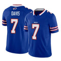B.Bills #7 Ray Davis Player Royal Vapor F.U.S.E. Limited Game Gdoa Stitched Jerseys