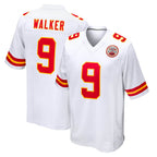 KC.Chiefs #9 Kenneth Walker III Player White Home Game Gdoa Stitched Jerseys