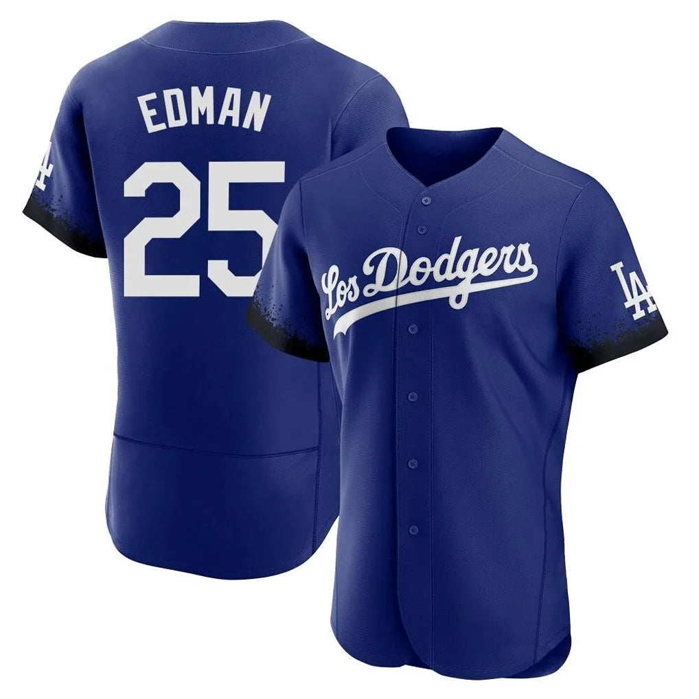 LA.Dodgers #25 Tommy Edman Player Royal City Connect Elite Home Fdoa Stitched Jerseys