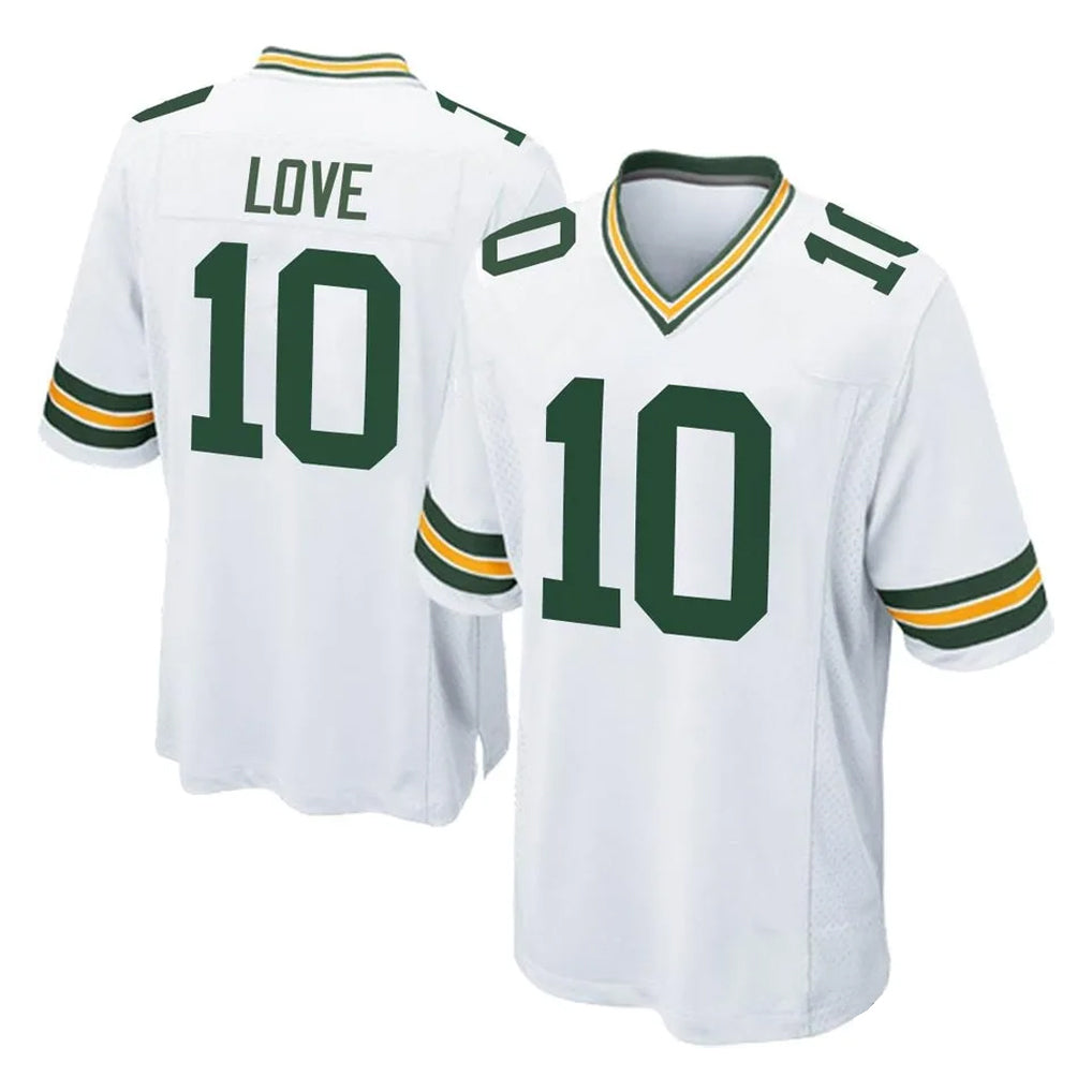 GB.Packers #10 Jordan Love Player White Home Game Gdoa Stitched Jerseys