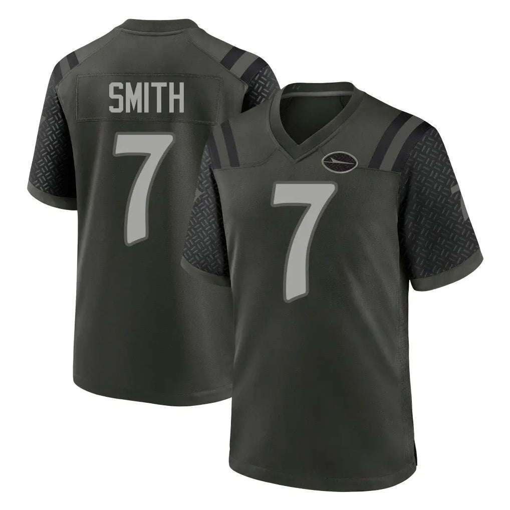 NY.Jets #7 Geno Smith Player Green 2025 Rivalries Collection Home Game Gdoa Stitched Jerseys