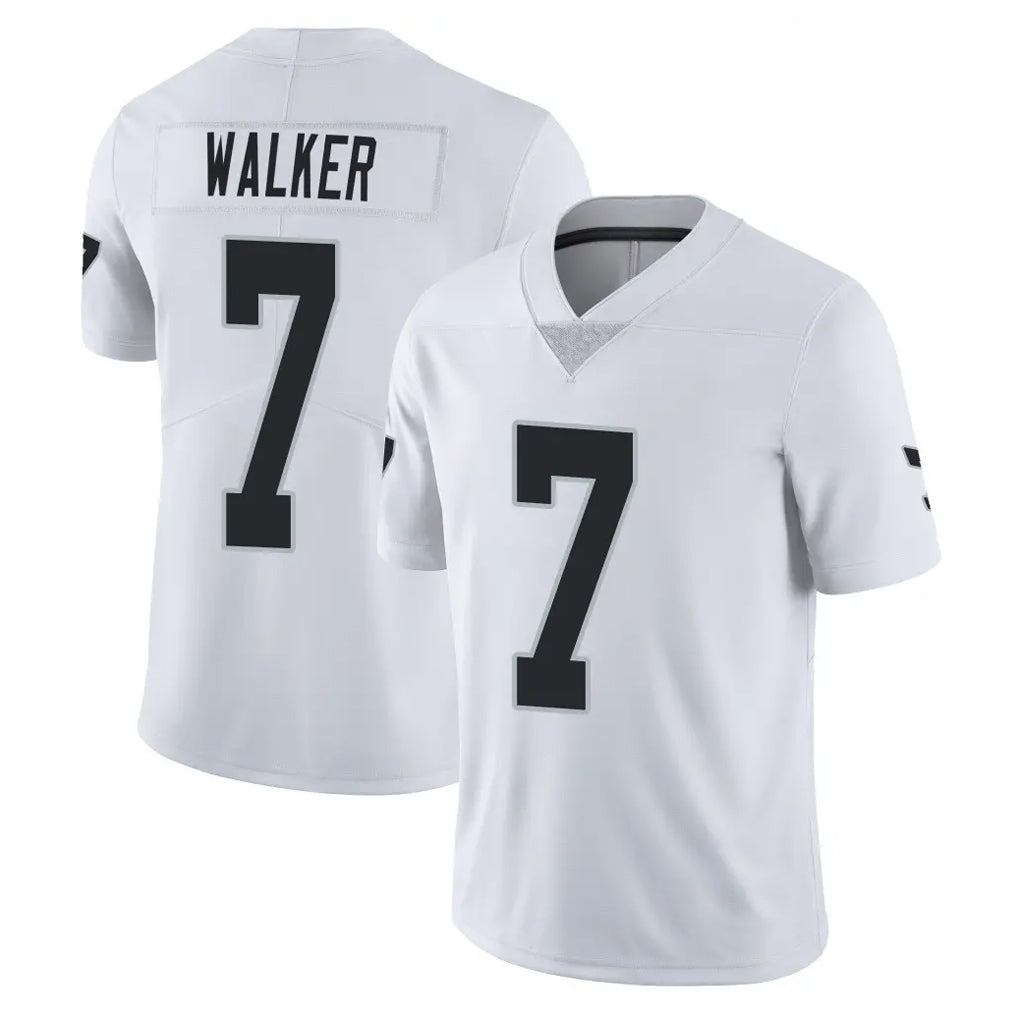LV.Raiders #7 Quay Walker Player White Limited Vapor Untouchable Home Game Gdoa Stitched Jerseys
