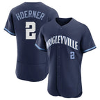 C.Cubs #2 Nico Hoerner Player Navy City Connect Limited Elite Home Gdoa Stitched Jerseys