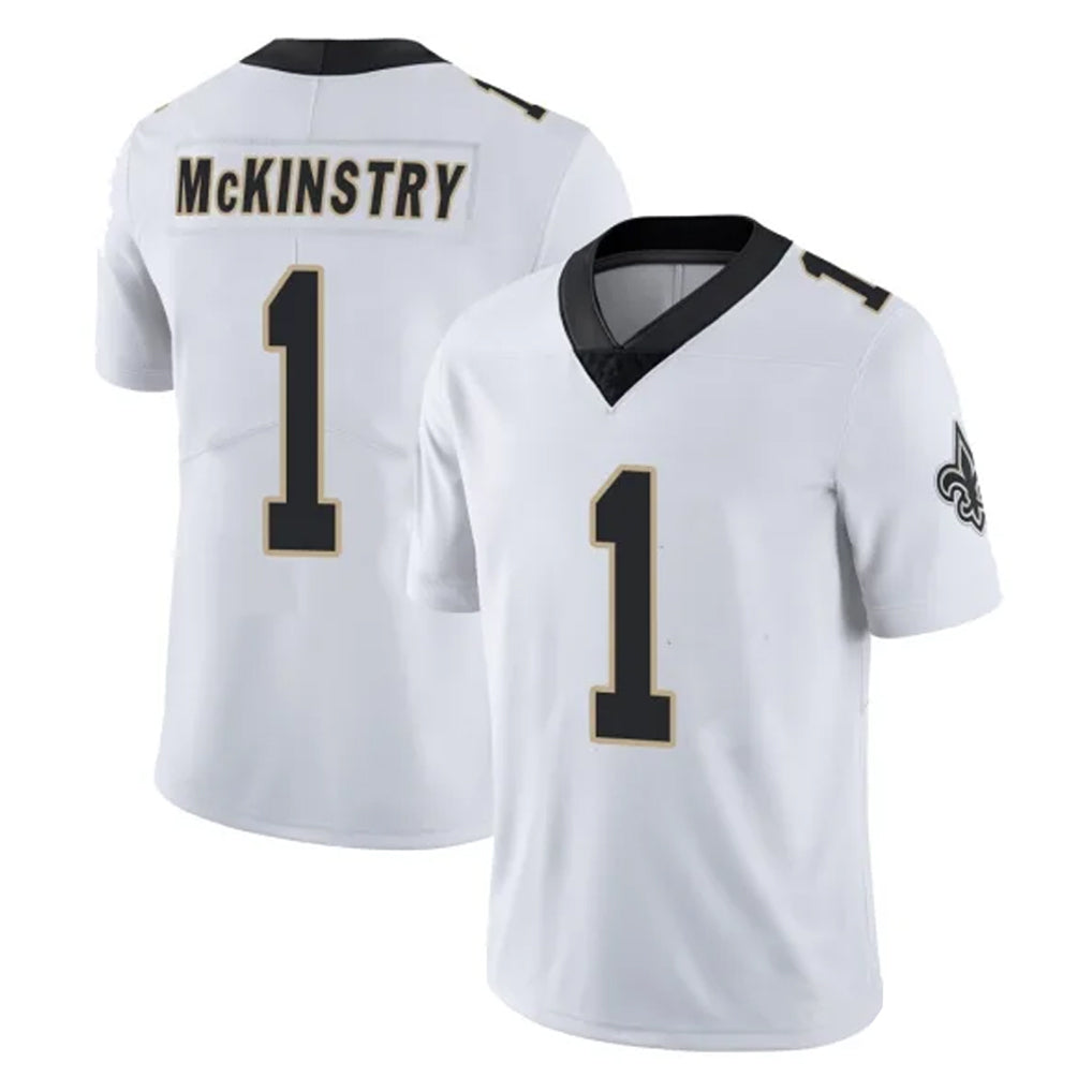 NO.Saints #1 Kool-Aid McKinstry Player White Limited Vapor Untouchable Home Game Gdoa Stitched Jerseys