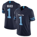 T.Titans #1 Cam Ward Player Navy 2026 Rivalries Collection Limited Home Game Gdoa Stitched Jerseys