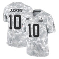 C.Browns #10 Quinshon Judkins Player Arctic Camo Salute to Service Limited Home Game Gdoa Stitched Jerseys