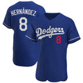 LA.Dodgers #8 Enrique Hern¨¢ndez Player Royal Limited Elite Home Fdoa Stitched Jerseys