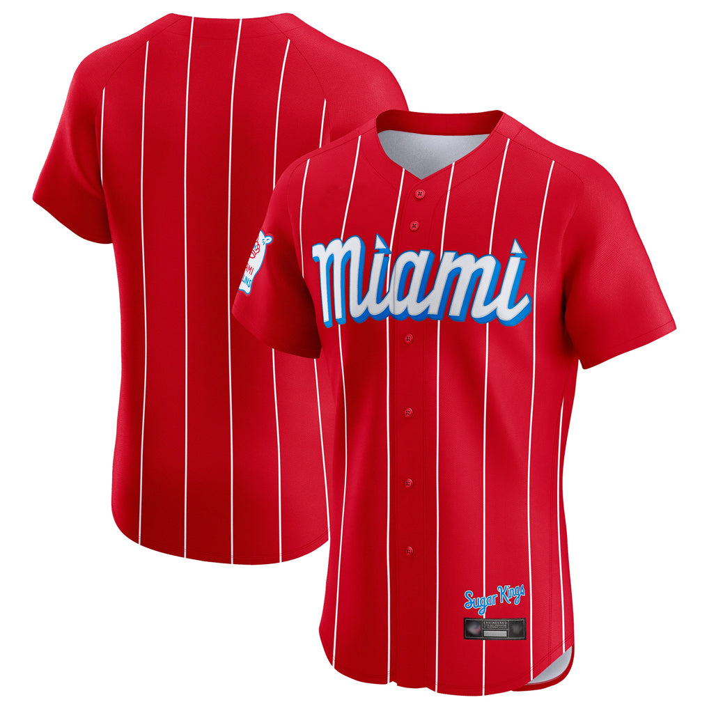 M.Marlins ## Marlins Blank Player Red City Connect Home Limited Elite Fdoa Stitched Jerseys