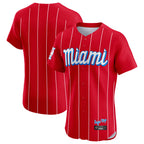M.Marlins ## Marlins Blank Player Red City Connect Home Limited Elite Fdoa Stitched Jerseys