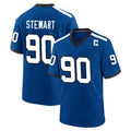 IN.Colts #90 Grover Stewart Player Royal Alternate Indiana Nights Home Game Gdoa Stitched Jerseys