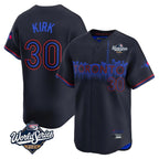 T.Blue Jays #30 Alejandro Kirk Player Black 2025 World Series City Connect Fdoa Stitched Jerseys