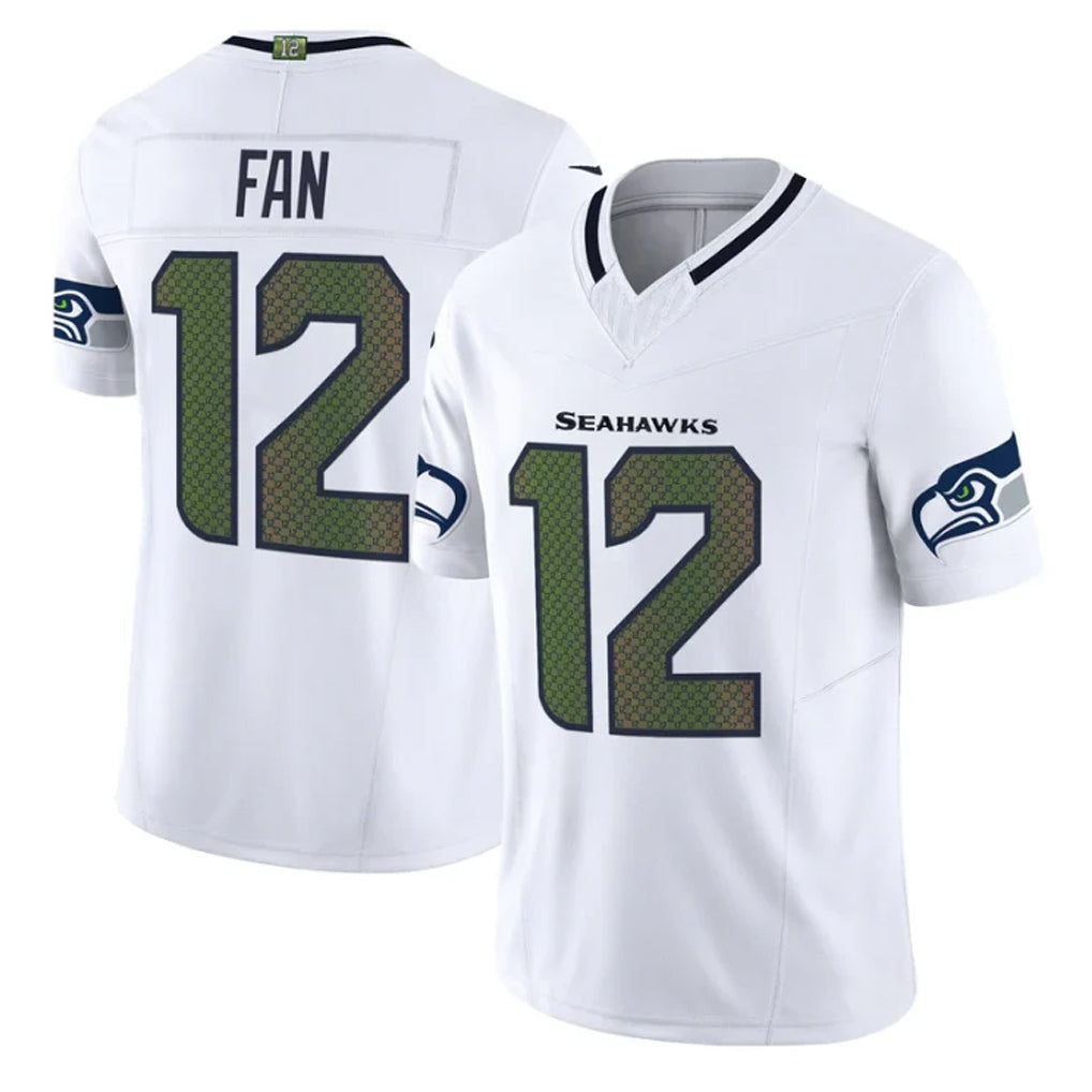 S.Seahawks #12 12th Fan Player Whitel Rivalries Vapor Limited Home Game Gdoa Stitched Jerseys