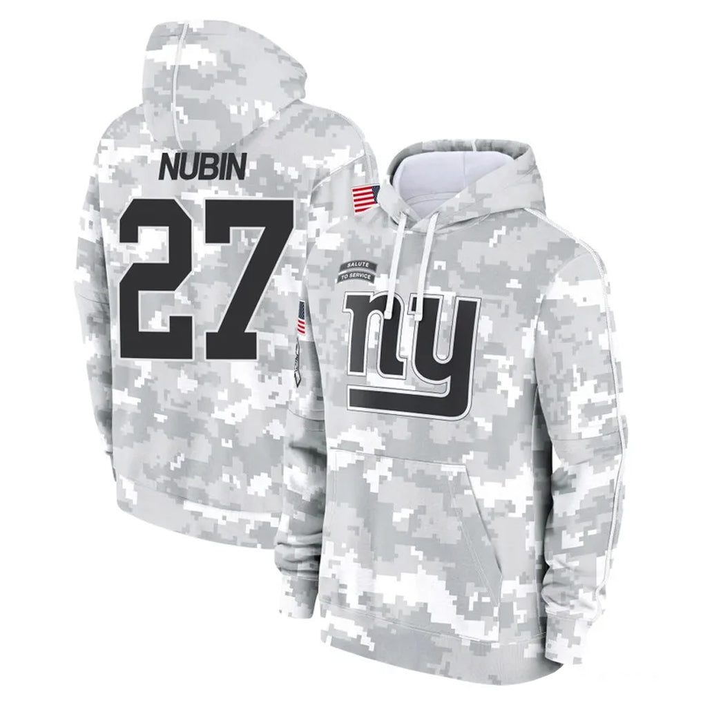 NY.Giants #27 Tyler Nubin Player Arctic Camo Salute to Service Pullover Hoodies Limited Game Gdoa Stitched Jerseys