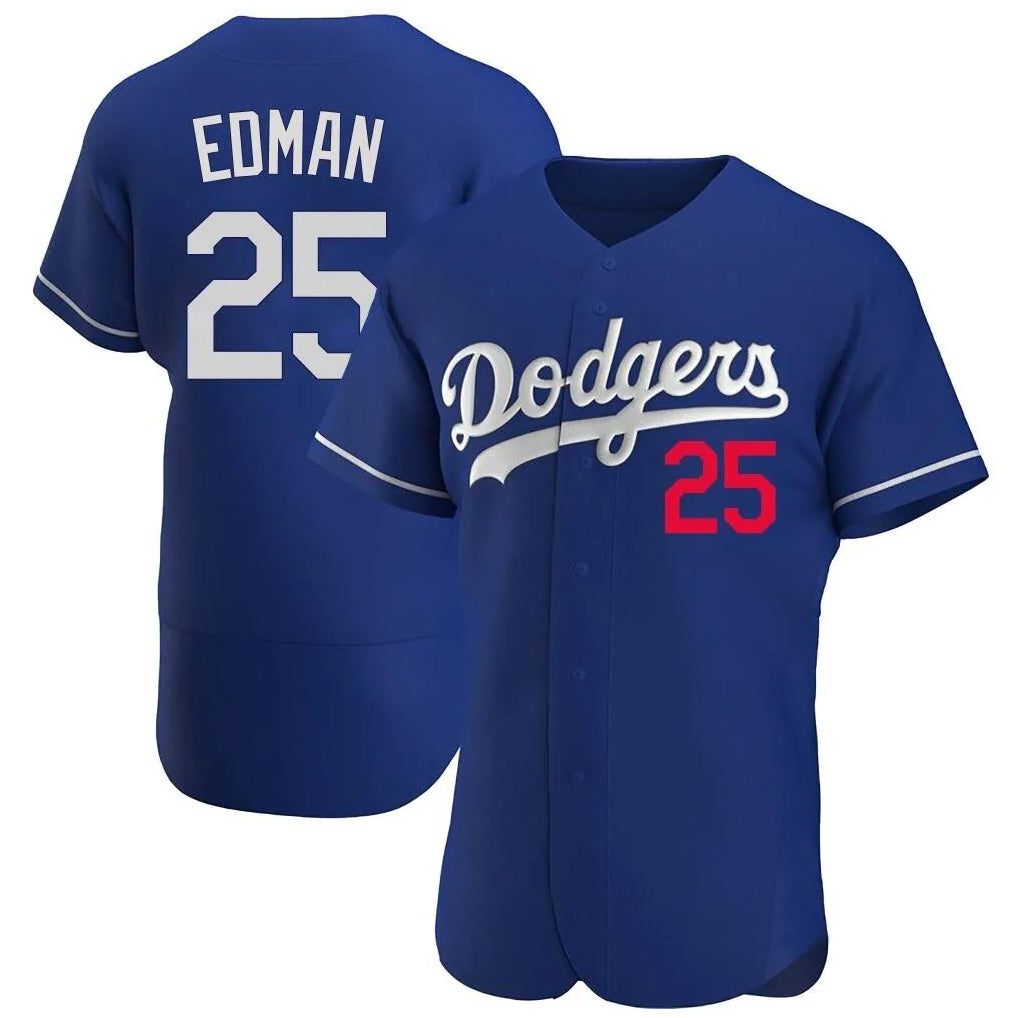 LA.Dodgers #25 Tommy Edman Player Royal Limited Elite Home Fdoa Stitched Jerseys