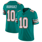 M.Dolphins #10 Jacob Rodriguez Player Aqua Limited Alternate Vapor Untouchable Home Game Gdoa Stitched Jerseys