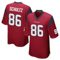 H.Texans #86 Dalton Schultz Player Red Home Game Gdoa Stitched Jerseys