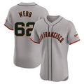 SF.Giants #62 Logan Webb Player Gray Home Limited Elite Fdoa Stitched Jerseys
