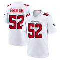 A.Falcons #52 Samson Ebukam Player White Team Color Home Game Gdoa Stitched Jerseys