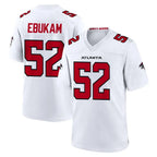 A.Falcons #52 Samson Ebukam Player White Team Color Home Game Gdoa Stitched Jerseys