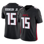 A.Falcons #15 Brian Robinson Player Black Vapor F.U.S.E. Limited Home Game Gdoa Stitched Jerseys