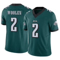 P.Eagles #2 Riq Woolen Player Team Color Green Limited Vapor F.U.S.E. Home Game Gdoa Stitched Jerseys