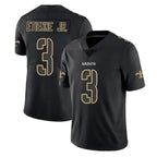 NO.Saints #3 Travis Etienne Jr. Player Black Impact Limited Home Game Gdoa Stitched Jerseys