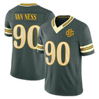 GB.Packers #90 Lukas Van Ness Player Green Limited 2026 Rivalries Collection Home Game Edoa Stitched Jerseys