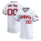 Custom LA.Angels White T-shirt Limited Elite Home Game Any Name & Number Gdoa Stitched Jerseys