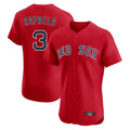B.Red Sox #3 Ceddanne Rafaela Player Red Limited Elite Home Game Gdoa Stitched Jerseys