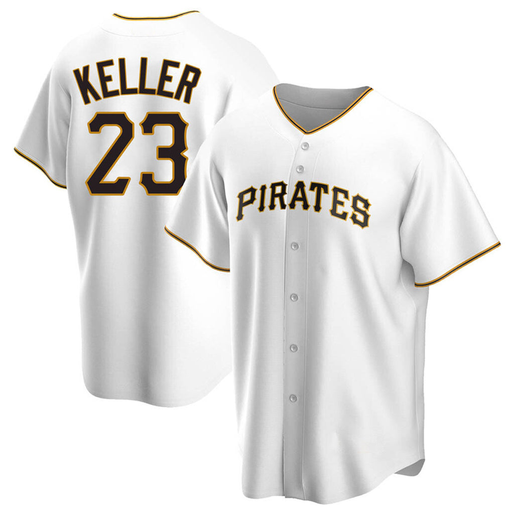 P.Pirates #23 Mitch Keller Player White Home Game Fdoa Stitched Jerseys