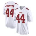 SF.49ers #44 Kyle Juszczyk Player White Fashion Home Game Gdoa Stitched Jerseys
