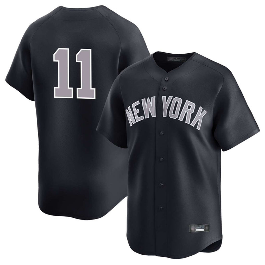 NY.Yankees #11 Anthony Volpe Player Navy Limited Game Fdoa Stitched Jerseys