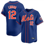 NY.Mets #12 Francisco Lindor Player Royal Home Limited Fdoa Stitched Jerseys