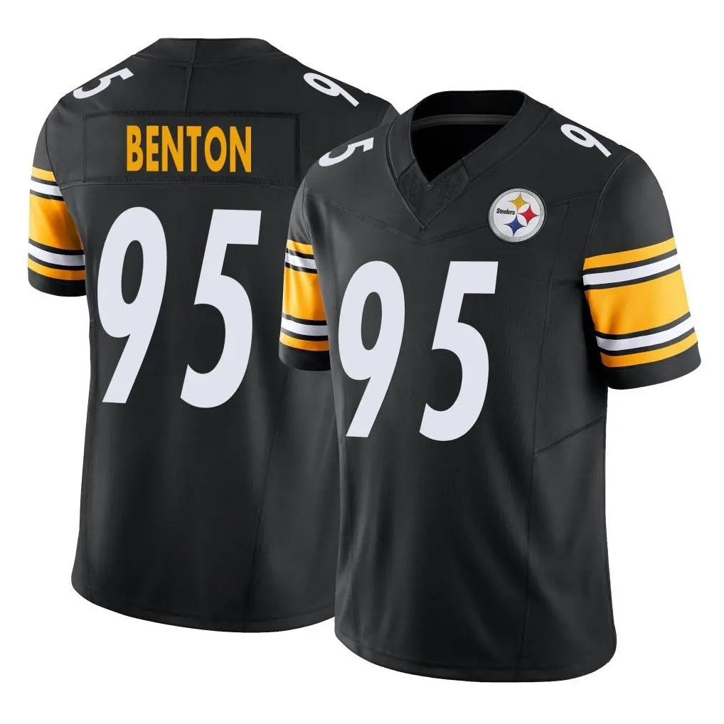 P.Steelers #95 Keeanu Benton Player Black Limited Vapor F.U.S.E. Home Game Gdoa Stitched Jerseys