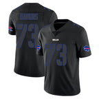 B.Bills #73 Dion Dawkins Player Black Impact Limited Gdoa Stitched Jerseys