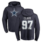 D.Cowboys #97 Kenny Clark Player Navy Pullover Hoodies Limited Gdoa Stitched Jerseys