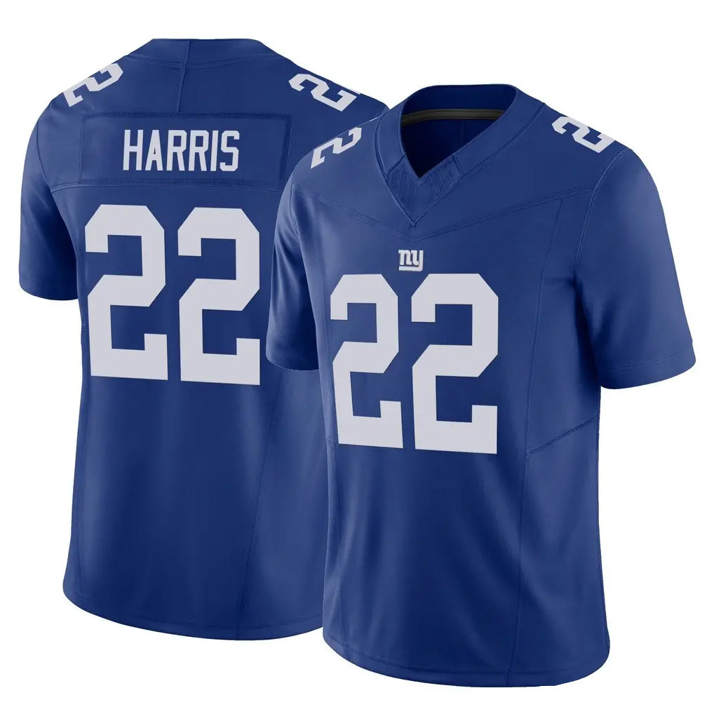 NY.Giants #22 Najee Harris Player Royal Limited Vapor F.U.S.E. Home Game Gdoa Stitched Jerseys
