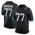 J.Jaguars #77 Anton Harrison Player Black Home Game Gdoa Stitched Jerseys